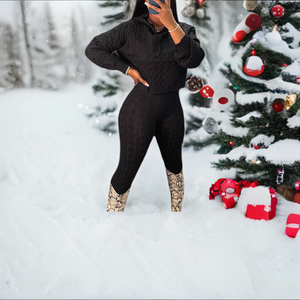 Makayla Two Piece Pants Set w. Hoodie