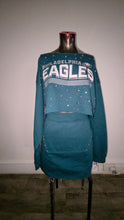 Philadelphia Eagles Blinged-Out 2-Piece Skirt Set – Upcycled & Hand-Embellished
