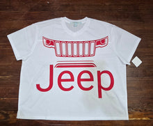 Jeep Girl Bling Grille Cropped Jersey-Custom Rhinestone Edition