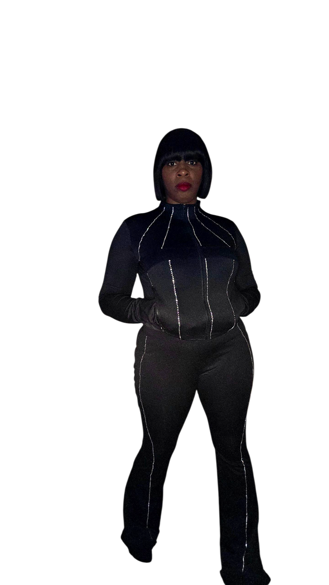 Blinged-Out Two-Piece Set